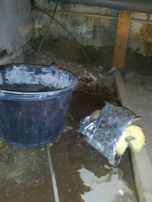 Badsanierung nach mutiplem Wasserschaden – Hof Isem